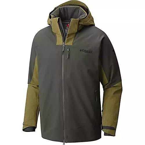 Columbia Titanium Men's Powder Keg Omni Heat Waterproof Jacket Gravel | Amazon